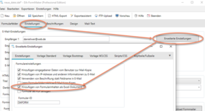 Online-Formular Daten Nach Excel Exportieren DA-Software.net