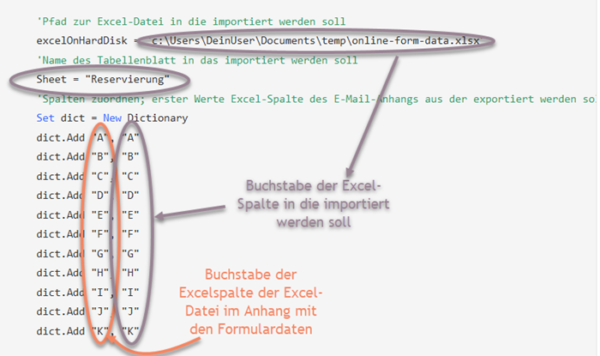 Access Daten Nach Excel Exportieren Vba Online-Formular Daten nach Excel exportieren DA-Software