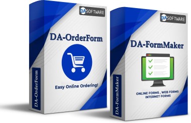 two software products DA-FormMaker and DA-OrderForm in one bundle